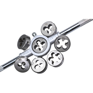 Jeu de 8 pièces de filières et de clés à tarauder, outils de filetage manuels, ensemble combiné, vente en gros - Product Image 3