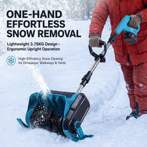 Pelle à neige <span class=keywords><strong>électrique</strong></span> sans fil professionnelle 48V, moteur sans balais 500W avec spirale de 28 cm pour allées et chemins piétonniers - Product Image 2