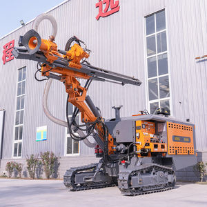 Hydraulic DTH Drilling Rig for Gold Mining Blast Hole <b>Quarry</b> Rock Drilling Machine with Diesel Engine and Air Power Core Drill - Product Image 1