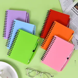 Carnet de notes/agenda spirale en cuir/PU à prix promotionnel pour étudiants, bureau, cadeau, fournisseur en gros - Product Image 1