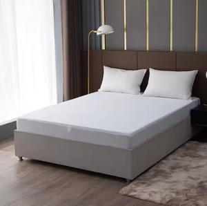 Toalla de rizo de algodón antideslizante personalizada a prueba de agua silenciosa de colchón de espuma lavable cama <span class=keywords><strong>tipo</strong></span> protector de colchón alfombrilla de cama - Product Image 2