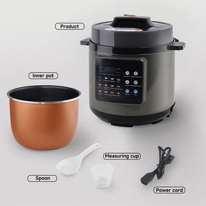 Cuisinière à pression électrique de luxe de haute qualité 6L, grande capacité, en acier inoxydable, intérieur antiadhésif, anti-explosion, compatible lave-vaisselle - Product Image 5