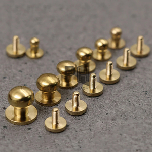 Латунный кошелек с заклепками - Product Image 4