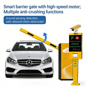 Système de barrière de sécurité automatique Zhanjiang avec moteur DC sans balais, bras de barrière droit en aluminium, barrière de circulation légère IP65 - Product Image 2