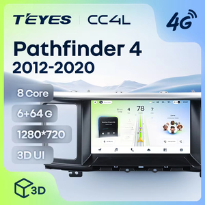 TEYES CC4L Para Nissan Pathfinder <span class=keywords><strong>4</strong></span> R52 2012 - 2020 CarPlay Android Auto 2DIN Radio para coche - Product Image 1