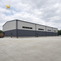 Almacén de Estructura de Acero Prefabricado de Fácil Montaje, Taller Metálico Hermético, Edificio de Almacenamiento para Fabricación, Cumple con la Normativa AISC