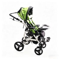 Poussette pour enfants CS10 avec dossier réglable en hauteur et en angle, table et pare-soleil pour enfants ayant des besoins spéciaux, paralysie cérébrale