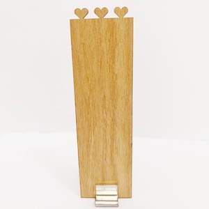 Mèches de bougie en bois, noyau en bois naturel sans fumée avec base en métal pour l'artisanat de fabrication de bougies bricolage - Product Image 1