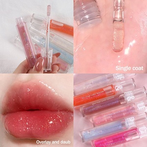 Brillant à lèvres transparent, brillant à lèvres hydratant, couleur claire, brillant à lèvres végétalien biologique, rouge à lèvres en cristal - Product Image 4