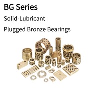 Lubricante Sólido Sin Aceite con Cojinete de Bronce Integrado -40 a 400 ° Placa de Desgaste de Alta Temperatura C para Maquinaria de Plástico para Grúas