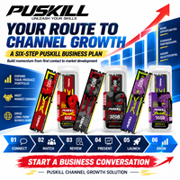 Module de mémoire de bureau PUSKILL haute performance 8 Go de RAM DDR4 2666 MHz 288 broches UDIMM pour la construction et la mise à niveau des PC de bureau et de télétravail
