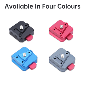 Haute qualité KC12 en alliage d'aluminium plaque de dégagement rapide bouton V support de batterie marque personnalisable moule privé supports pratiques - Product Image 6