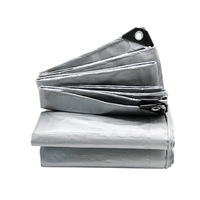 Bâche en plastique PE épaissie, résistante à l'usure, imperméable, toile, pare-soleil, tissu rayé, protection solaire, bâche anti-poussière