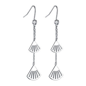 Pendientes Largos con Borlas para Mujer, Plata de Ley S925, Comprados con Plutón - Product Image 1