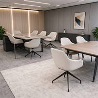 Chaise de bureau nordique, chaise de réception, chaise de restaurant, chaise de bureau ergonomique de loisirs, design complet pour projet de mobilier rembourré