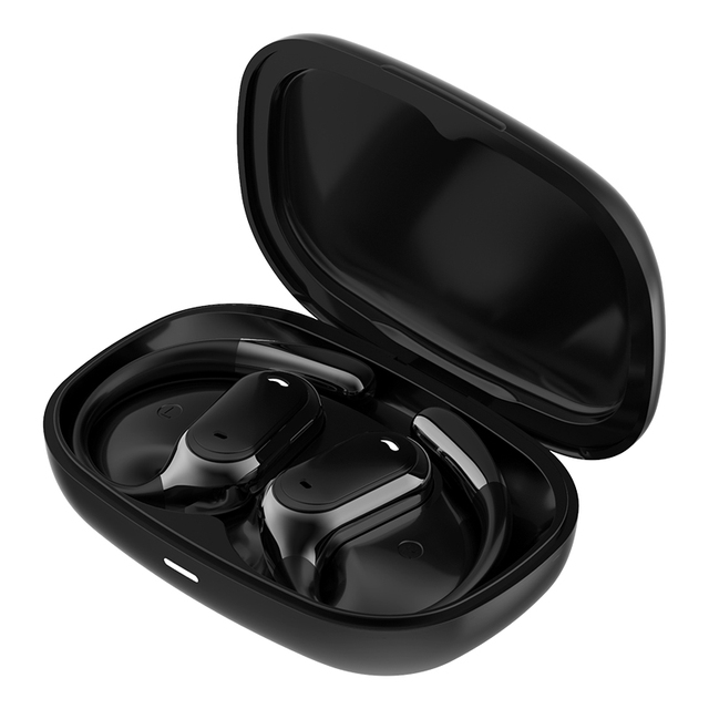High Quality Yw22 Open-Ear Wireless Headphone Low Latency Sports Bt5.4 Earbud With Led Digital Display