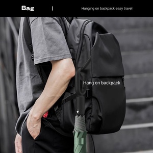 Paraguas Plegable Automático Grande para Hombre, de Dos Pliegues, con Gancho de Anillo, Personalizado, de Viaje, con Protección <span class=keywords><strong>Solar</strong></span> y Revestimiento Negro, Venta al por Mayor - Product Image 3