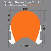 Neon Materials Manufacturer Repsn Sign Separate LED Neon Sign Purple Silicone Neon Tubes 6mm Economy Style