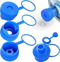 Tapones de Repuesto de Silicona de Grado Alimenticio para Botellas de Galón y Dispensadores de Agua de 55 mm, Marca Shanghai