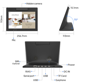 Máy Tính Bảng Để Bàn <span class=keywords><strong>10</strong></span> <span class=keywords><strong>Inch</strong></span> RJ45 NFC 500 M/P Camera Trước Máy Tính Bảng Lấy Nét Tự Động Máy Tính Bảng Quét Mã QR - Product Image 6