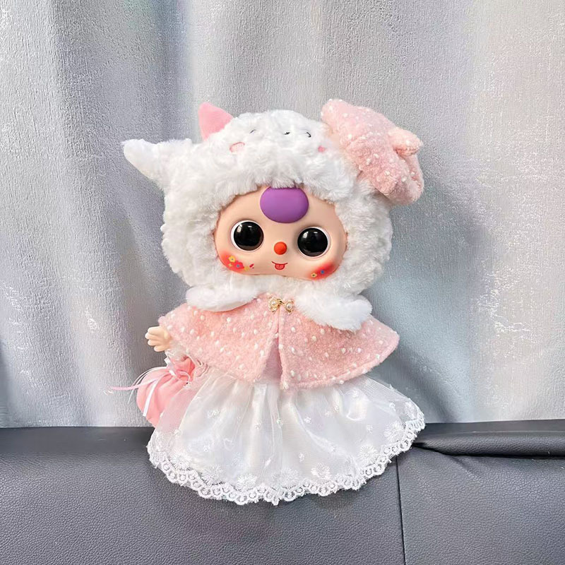 Ensemble crème perle Cloak rose