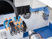 Tour CNC automatique de type suisse à technologie japonaise avec système de contrôle Fanuc à double broche 6 axes