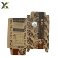 Boîtes cadeaux personnalisées en papier kraft écologique pour barres chocolatées, format mini, avec médaille en feuille d'aluminium
