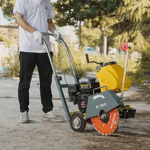 Pequeno 350mm Handheld Gasolina Concrete Road groove Cutter