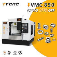 Centre d'usinage vertical CNC 3 axes haute précision VMC850 avec certification CE