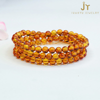 Collier en Perles d'Ambre Pie Naturel, Bijoux de Mode de Haute Qualité, Collier en Perles de Pierre Précieuse Naturelle