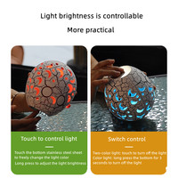 Lampe à œufs d'oie à LED Nouveau gobelet lumineux RGB rechargeable Veilleuse de bureau