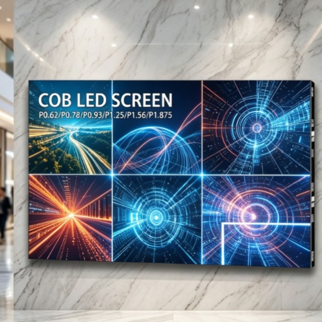 Indoor Cob Indoor Fixed Led Screen P1.25Mm Led Video Wall Panel Led Indoor Display Screen Indoor Led Screen Wall Panel