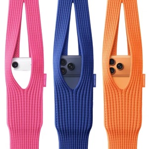Sac à téléphone en tricot avec bandoulière de 80 cm <span class=keywords><strong>pour</strong></span> iPhone, poche <span class=keywords><strong>pour</strong></span> chaussettes - Product Image 1