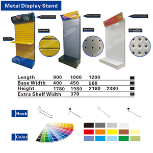 Nhà Máy Bán buôn h-hình dạng <span class=keywords><strong>slatwall</strong></span> tháp đa chức năng hiển thị đứng làm bằng gỗ MDF nhôm với Tủ lưu trữ - Product Image 5