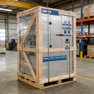 เครื่องทำความสะอาดสเตนซิลอัตโนมัติอุตสาหกรรมรุ่นใหม่ BMP-750 PLC มอเตอร์ ระบบลม น้ำยาทำความสะอาดแบบน้ำ ระบบอัลตราโซนิก สำหรับลอกคราบตะกั่วบัดกรี - Product Image 1