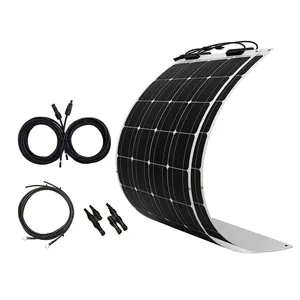 Năng lượng mặt trời hệ thống năng lượng Set Kit điện di động Mono Strips nhà sản xuất Sunpower 100W 200W 300W etfe linh hoạt năng lượng mặt trời bảng điều khiển cho thuyền