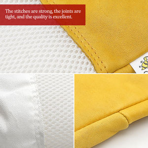 Nuovi Guanti Protettivi per Apicoltura in Morbida Pelle di Pecora, Estensione Manica Bianca Anti-Ape, Prevenzione per Apicoltura - Product Image 6