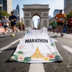 Camisetas de Tirantes Personalizadas para Maratón, Talla Grande, de Alta Calidad, Transpirables, de Secado Rápido, para Clubes Deportivos - Product Image 1
