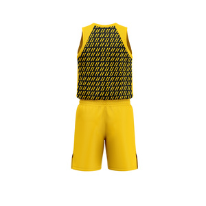 Uniforme de basket-ball de qualité supérieure 100% polyester, maillot et short personnalisés par sublimation, taille plus, séchage rapide et respirant - Product Image 2