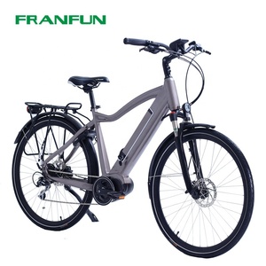 Vélo de route électrique longue <span class=keywords><strong>distance</strong></span> 36V17.5A CE ROHS 80KM avec moteur central Bafang M420 350W - Product Image 3