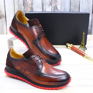 Zapatos de Vestir de Cuero Vacuno Genuino Hechos a Mano de Alta Calidad para <span class=keywords><strong>Hombre</strong></span>, Calzado Formal de <span class=keywords><strong>Boda</strong></span>, Zapatos Italianos de Verano para <span class=keywords><strong>Hombre</strong></span>, Oxford - Product Image 5