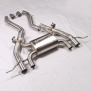 3" S58 M3 G80 M4 G82 Rear Exit Valved Axle Back Exhaust System Valvetronic Muffler Remote Control Stainless Steel 304 5-Year - Product Image 5