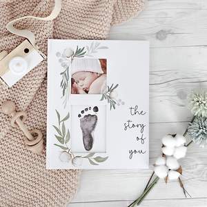 Livre de mémoire pour bébé Journal de première année Journal <span class=keywords><strong>mensuel</strong></span> jalon souvenir Record livre relié <span class=keywords><strong>Album</strong></span> <span class=keywords><strong>photo</strong></span> bébé - Product Image 2