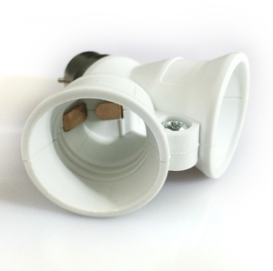 2 en 1 Double <span class=keywords><strong>E27</strong></span> Socket Base Extender Splitter Converter Plug Adapter Bulb Lamp Holder <span class=keywords><strong>B22</strong></span> to 2E27 - Product Image 3