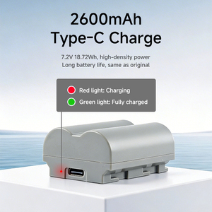 แบตเตอรี่ลิเธียมไอออน NP-W235-TC 2600มิลลิแอมป์7.2โวลต์ประเภท-C NPW235แบตเตอรี่กล้องชาร์จเร็วสำหรับ X-H2S ฟูจิฟิล์ม X-S20 <span class=keywords><strong>GFX</strong></span> 50วินาที II - Product Image 1