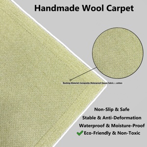 Alfombra Grande <span class=keywords><strong>de</strong></span> Lana Tufted a Mano para Sala <span class=keywords><strong>de</strong></span> Estar con Diseño <span class=keywords><strong>de</strong></span> Paisaje <span class=keywords><strong>de</strong></span> Bosque/<span class=keywords><strong>Lago</strong></span>/Pradera, Alfombra <span class=keywords><strong>de</strong></span> Lana Personalizada Hecha a Mano, Alfombras y Tapetes Esponjosos - Product Image 5