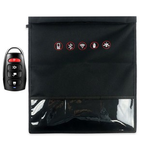 Sac Faraday professionnel bloquant les signaux 80-90 dB, pochette étanche anti-RFID pour clés de voiture, protection de la confidentialité des données des téléphones portables - Product Image 1