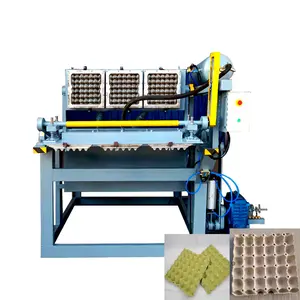 Máquina semiautomática para hacer bandejas de papel y huevos