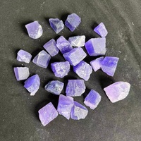 Pierre de fluorite violette naturelle brute, grappes de cristaux violets bruts, spécimen minéral de haute qualité, Feng Shui, bijoux de guérison, décoration
