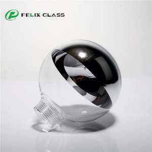 Abat-jour en verre borosilicate 3.3 semi-enduit, fabriqué en usine, taille personnalisée, pour éclairage intérieur LED avec télécommande - Product Image 1